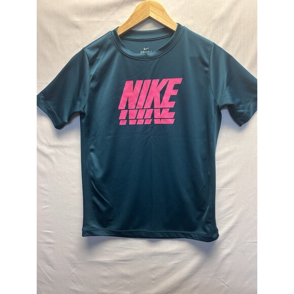 Nike Matching Set Trophy Training Shorts Shirt Purple Teal Boys XL Basketball - Picture 3 of 13